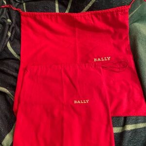 Bally Vibrant Red Dust Bags
